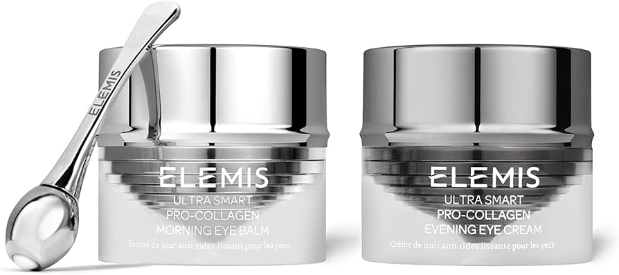 ELEMIS ULTRA SMART PRO-COLLAGEN EVENING EYE CREAM DUO LOT 2 pz