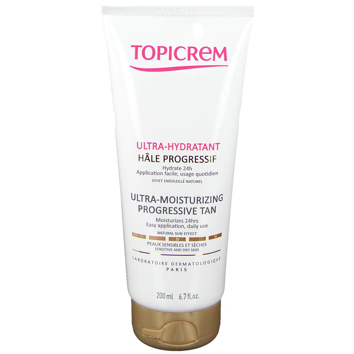 TOPICREM UH progressive tanning body 200 ml
