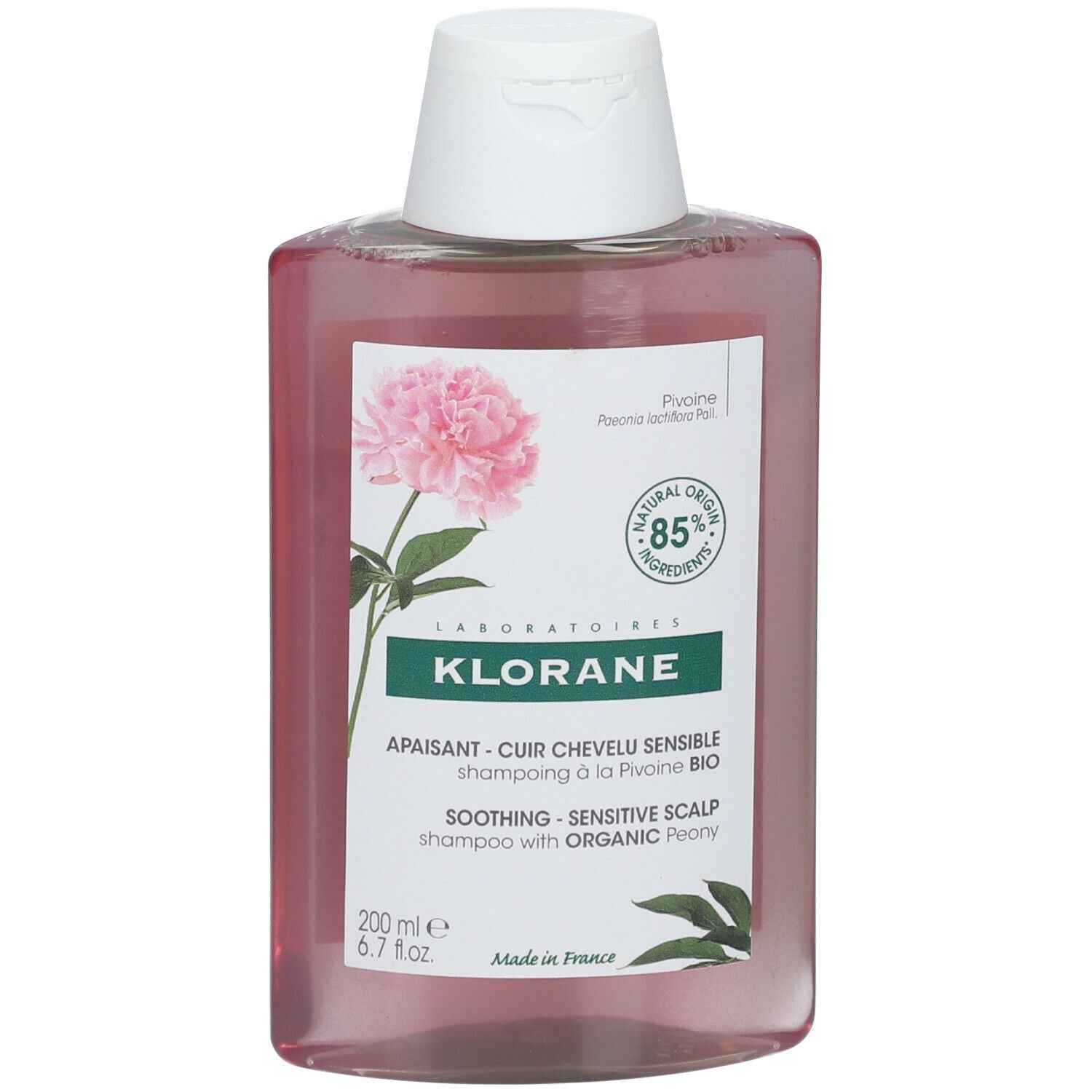 KLORANE A LA PEONY BIO soothing shampoo 200 ml