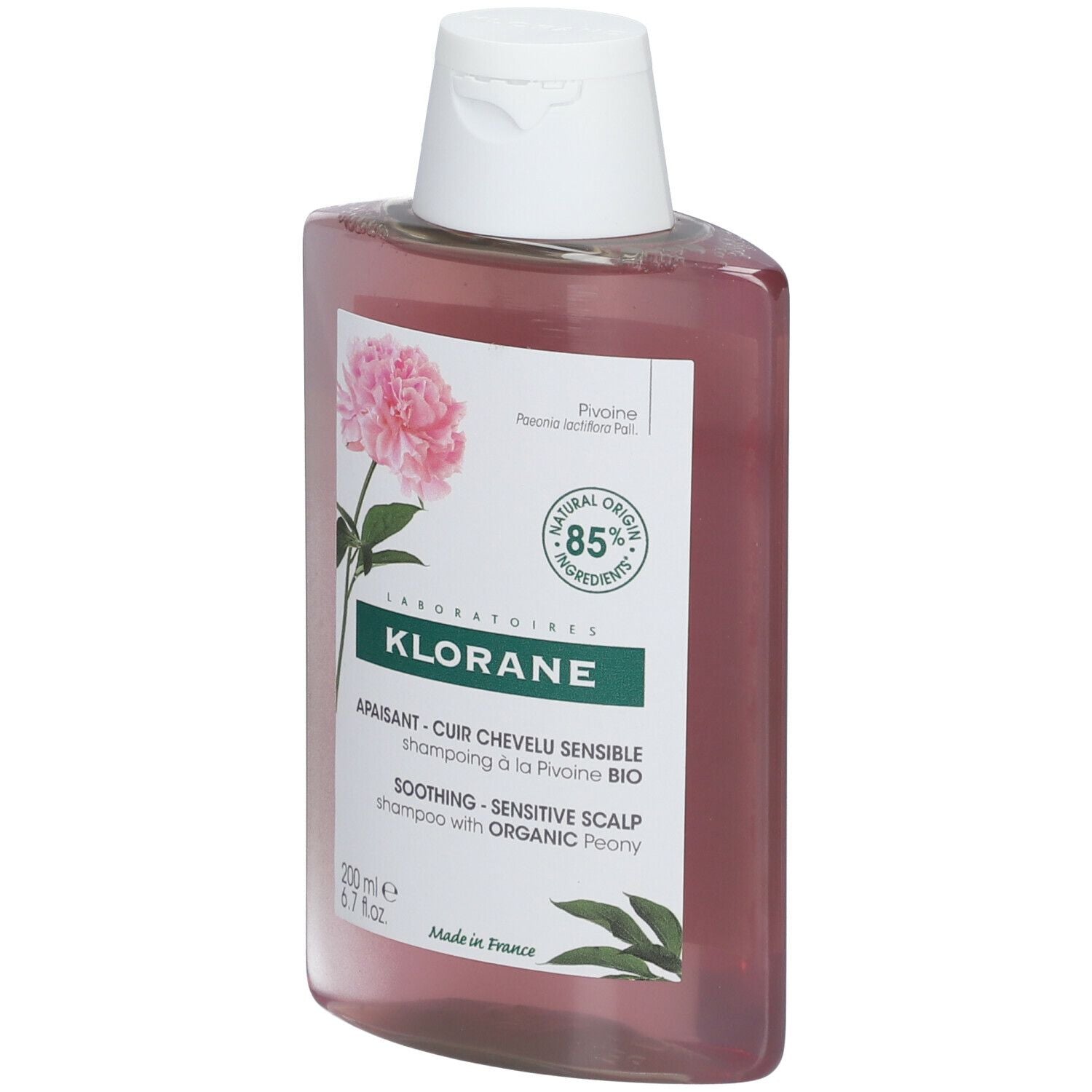 KLORANE A LA PEONY BIO soothing shampoo 200 ml