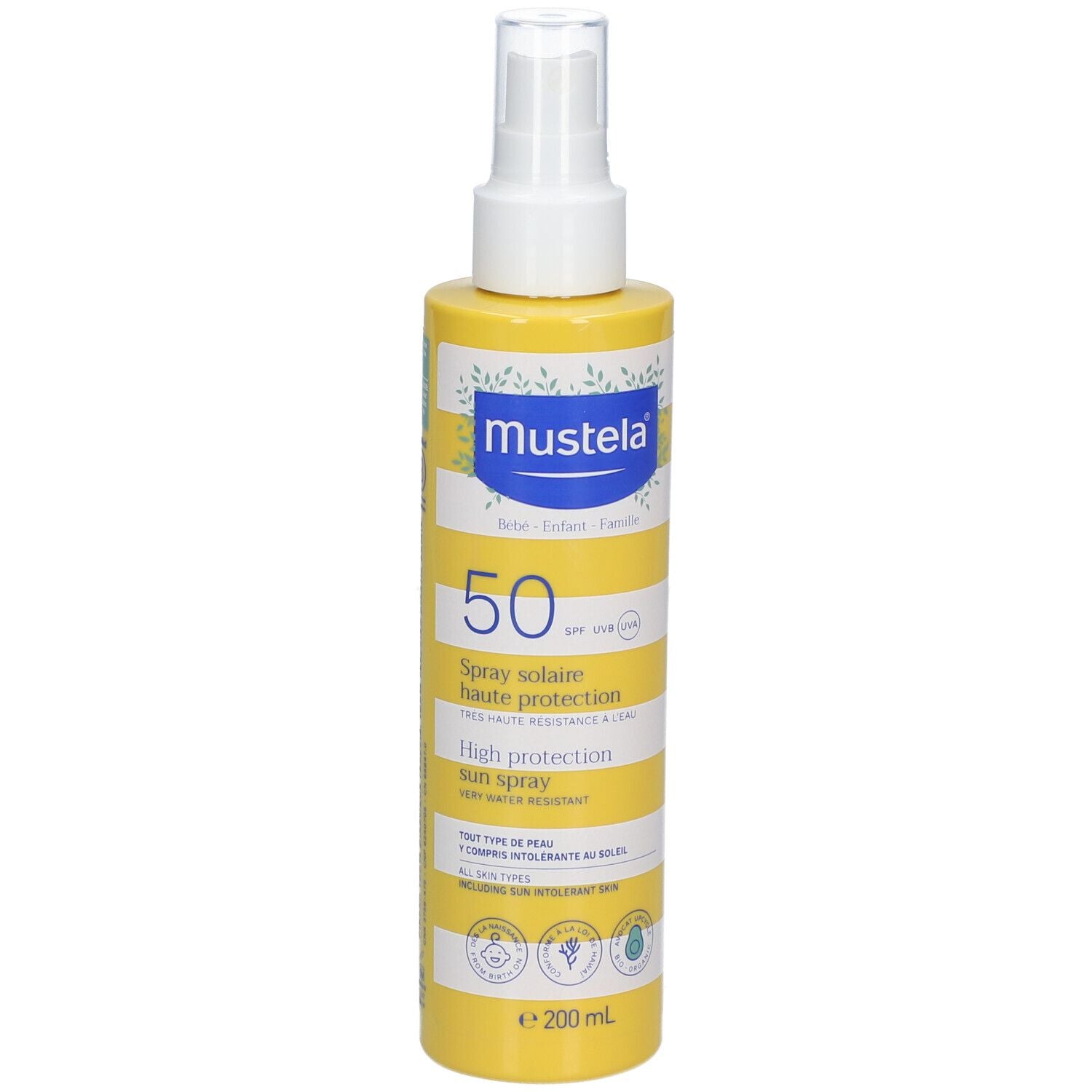 MUSTELA BABY-CHILD SUN high protection sun spray SPF50 200 ml
