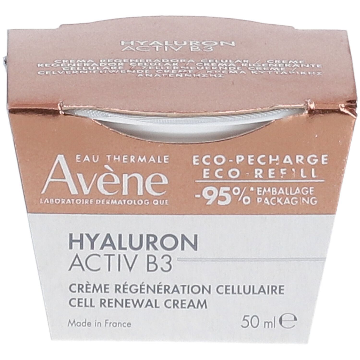 AVÈNE HYALURON ACTIV B3 crema regeneradora celular recarga 50 ml
