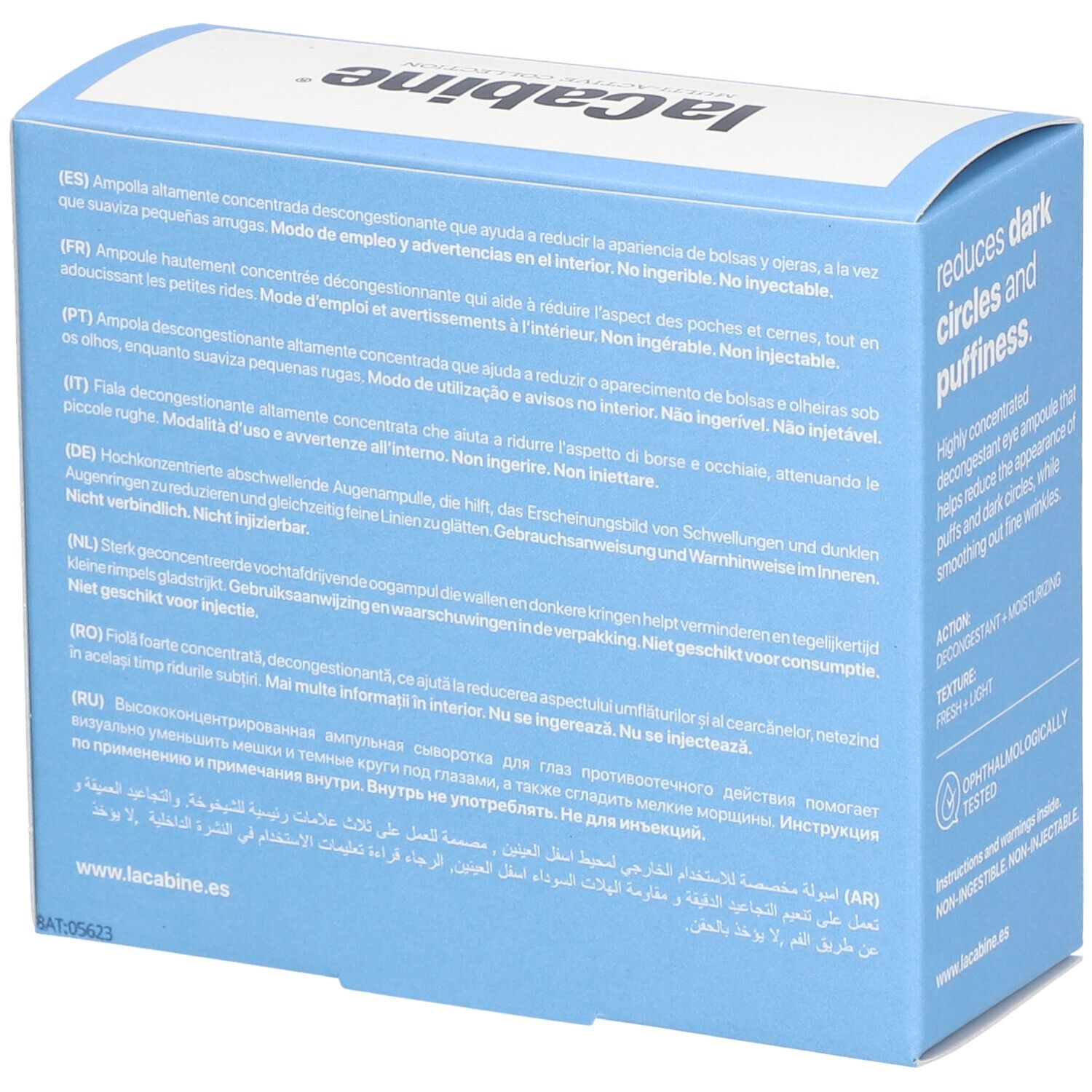 LA CABINE EYE CONTOUR AMPOULES 10 x 2 ml