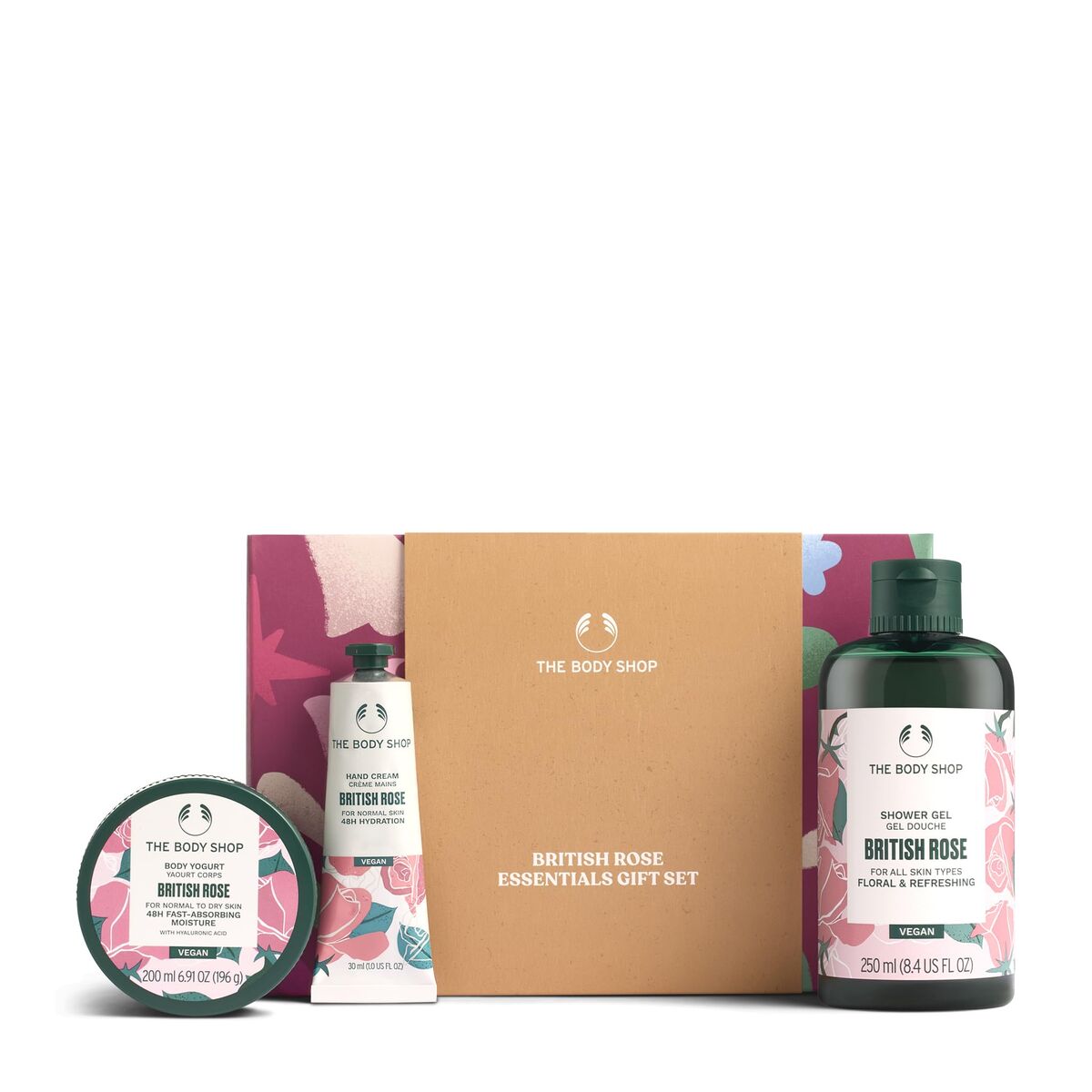 THE BODY SHOP SMALL BRITISH ROSE ESTUCHE 3 pz
