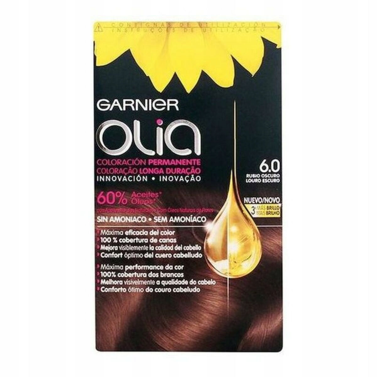 GARNIER OLIA coloración permanente sin amoniaco #7.0-rubio 1 u
