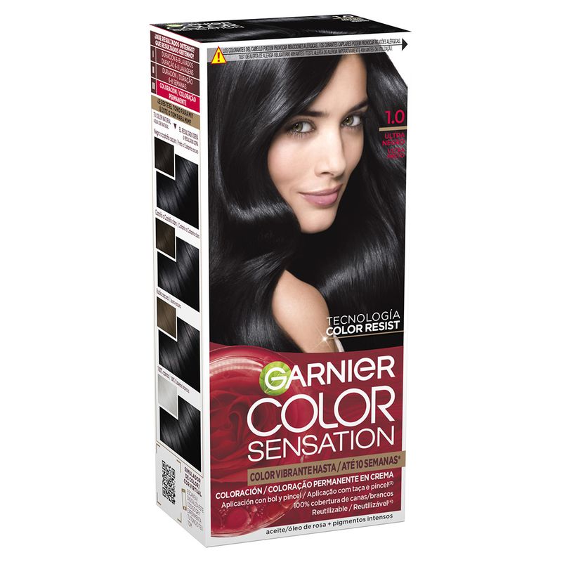 GARNIER COLOR SENSATION #1-ultra black 110 gr