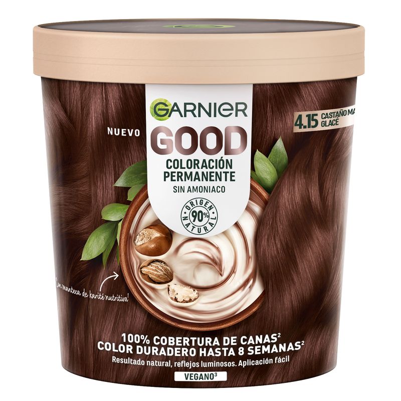 GARNIER GOOD permanent color #4.15 icy chestnut 217 ml