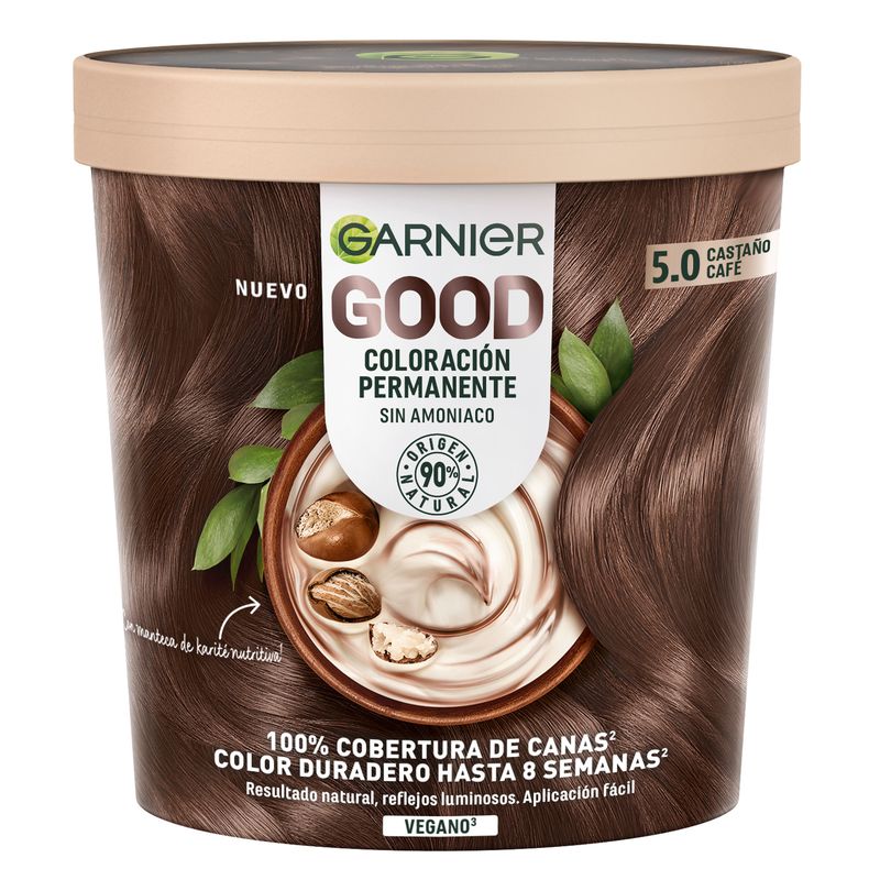 GARNIER GOOD permanent color #5.0 brown coffee 217 ml