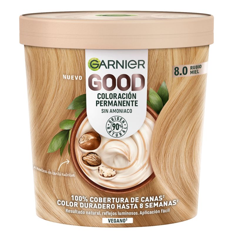 GARNIER GOOD permanent color #8.0 honey blonde 217 ml
