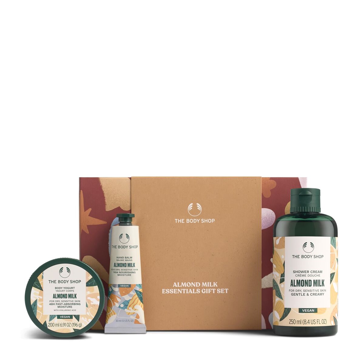 THE BODY SHOP SMALL ALMOND MILK ESTUCHE 3 pz