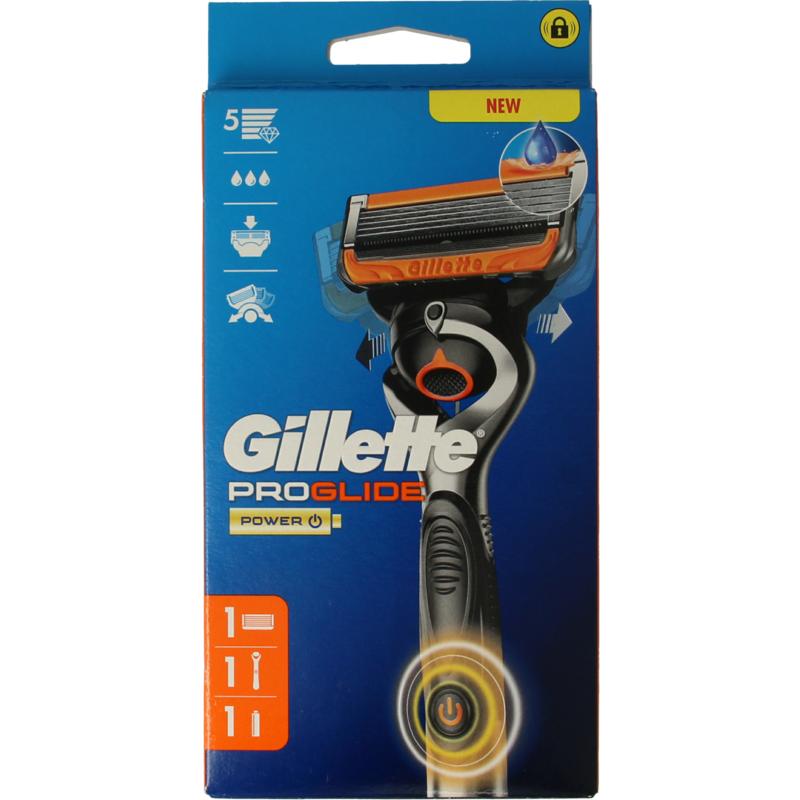 GILLETTE FUSION PROGLIDE POWER razor + 1 refill