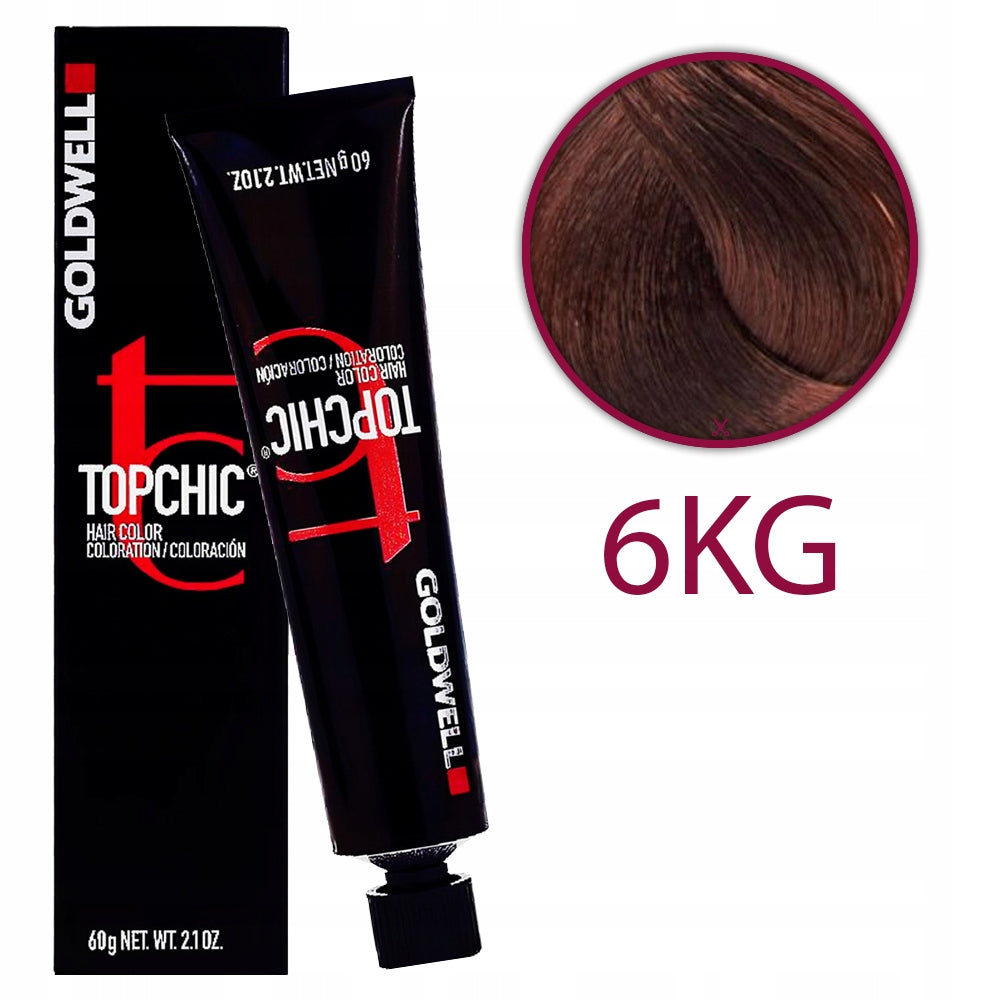 GOLDWELL TOPCHIC permanent hair color #6KG 60 ml