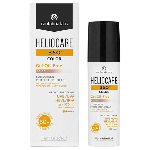 HELIOCARE 360° COLOR tinted sunscreen gel oil free SPF50+ #beige 50 ml