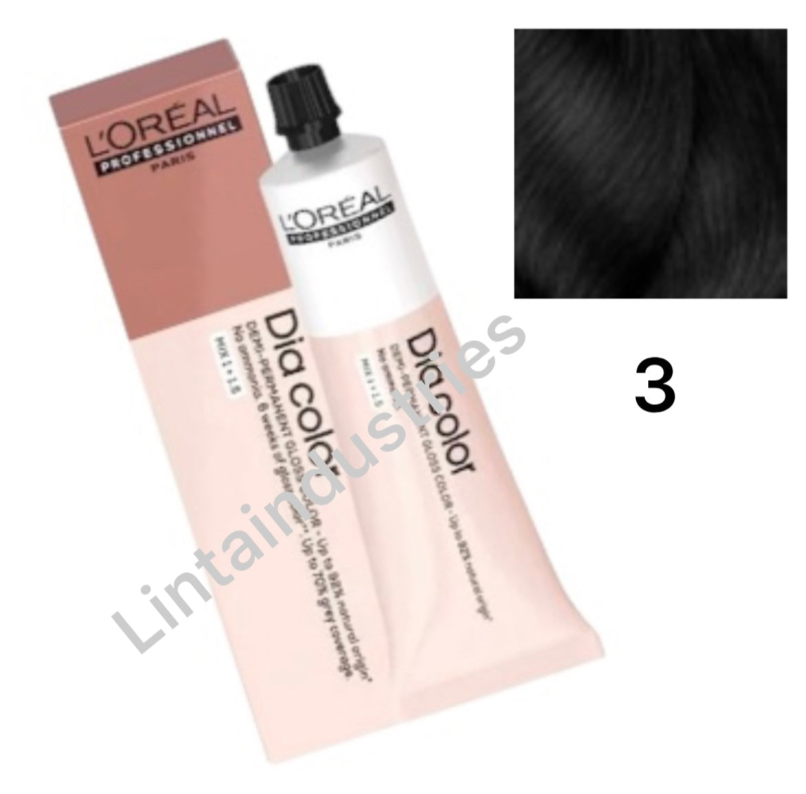 L'ORÉAL PROFESSIONNEL PARIS DIA COLOR demi-permanent coloration without ammonia #3 60 ml