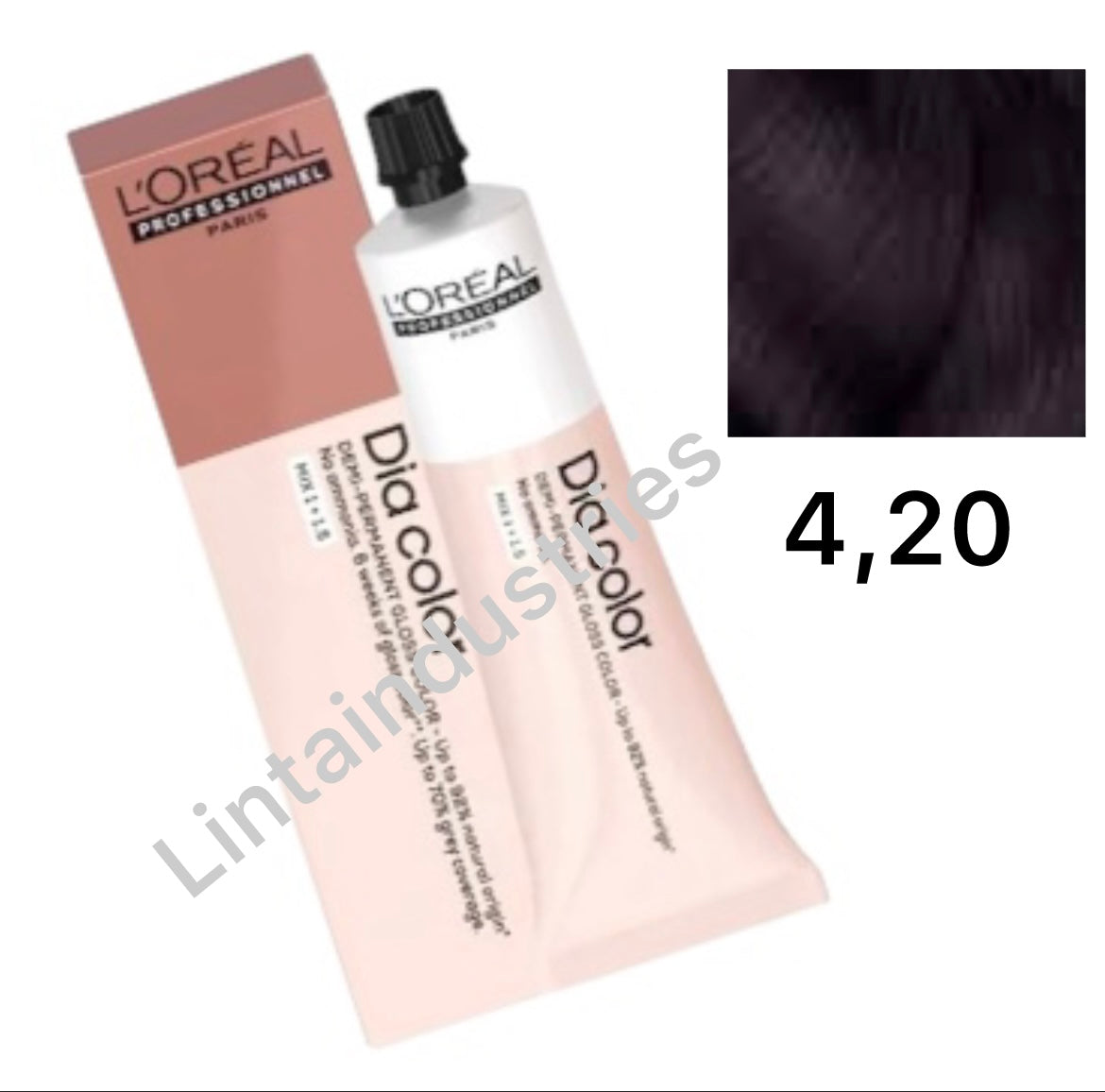 L'ORÉAL PROFESSIONNEL PARIS DIA COLOR demi-permanent coloration without ammonia #4.20 60 ml