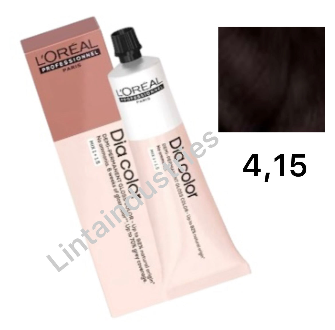 L'ORÉAL PROFESSIONNEL PARIS DIA COLOR demi-permanent coloration without ammonia #4.15 60 ml