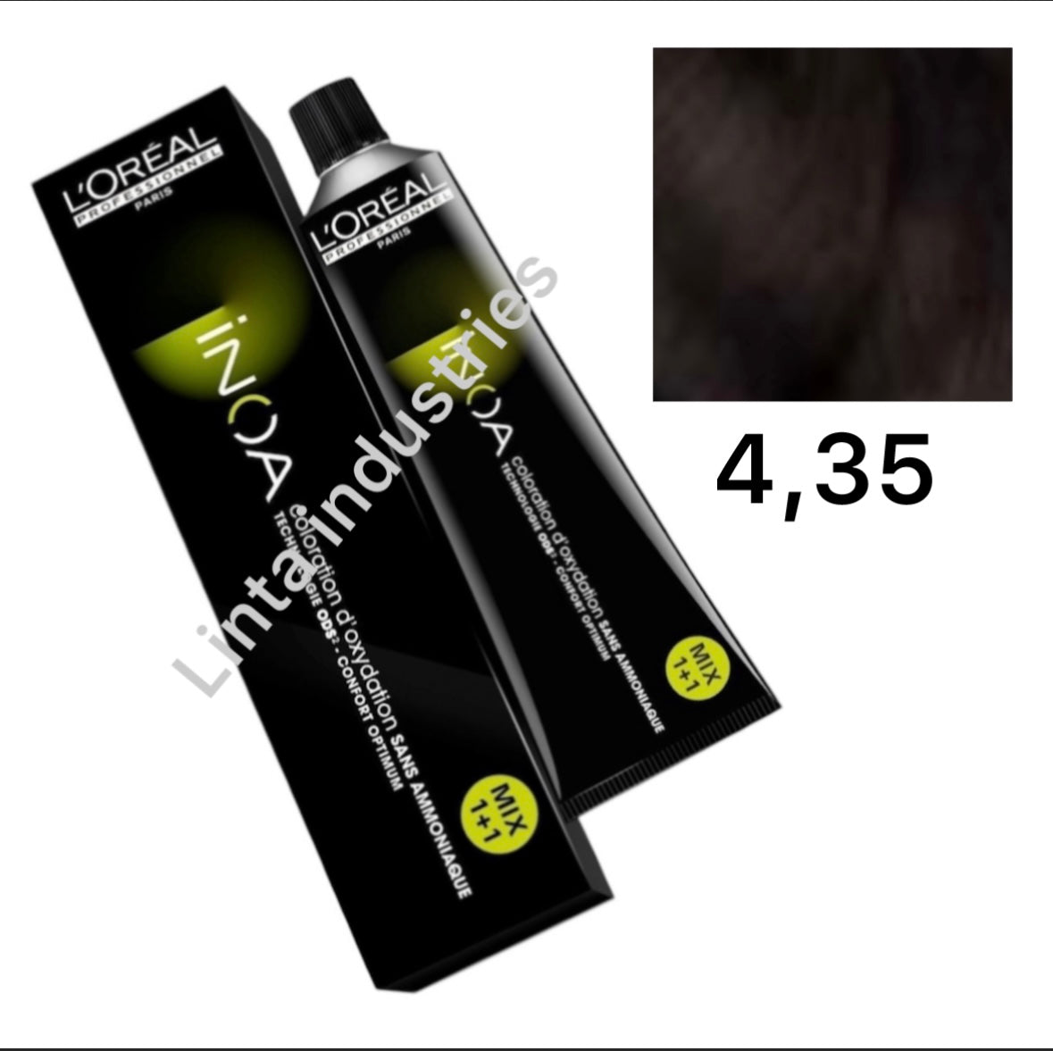 L'ORÉAL PROFESSIONNEL PARIS INOA no ammonia permanent color #4.35 60 gr