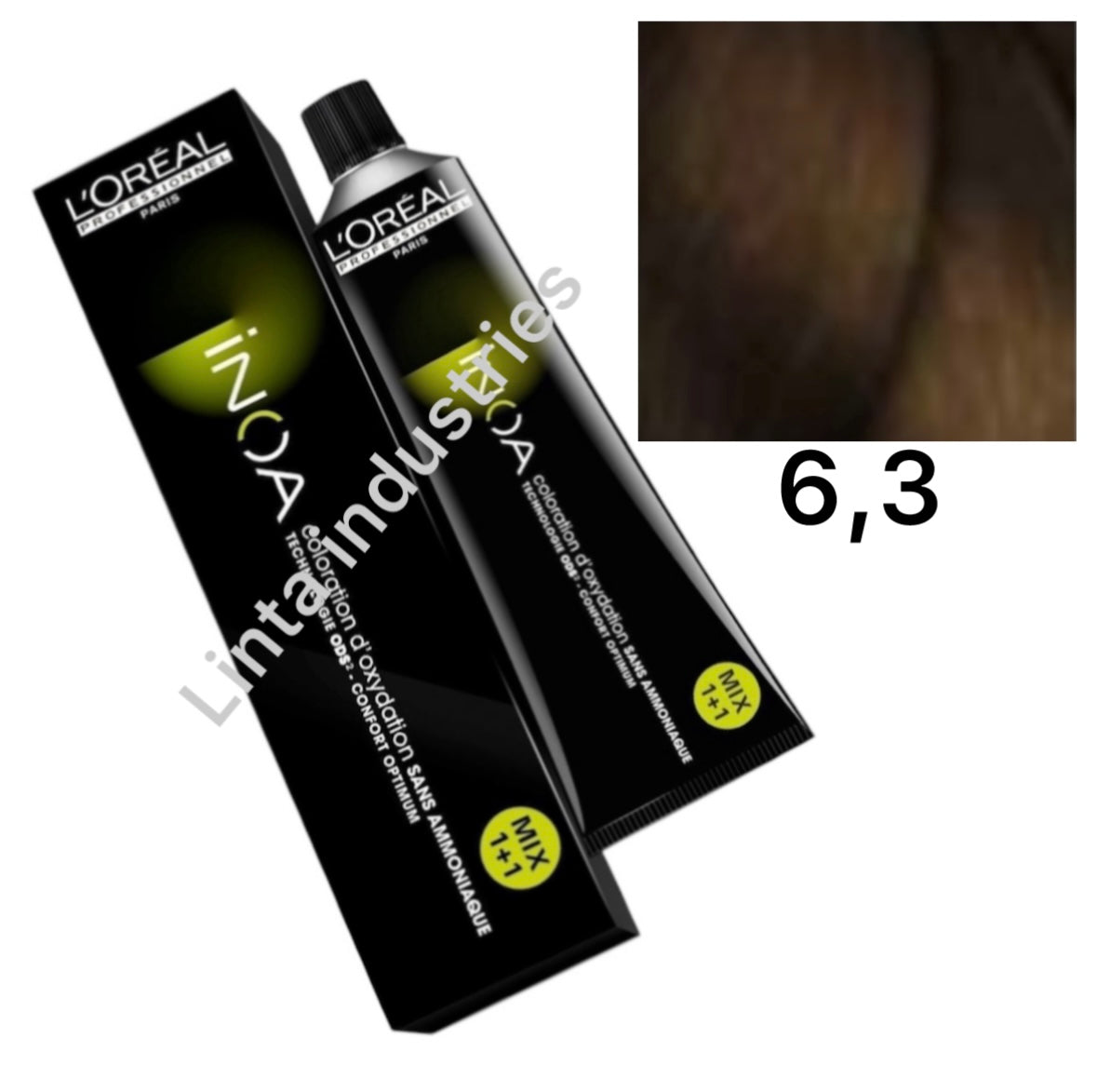 L'ORÉAL PROFESSIONNEL PARIS INOA no ammonia permanent color #6.3 60 gr