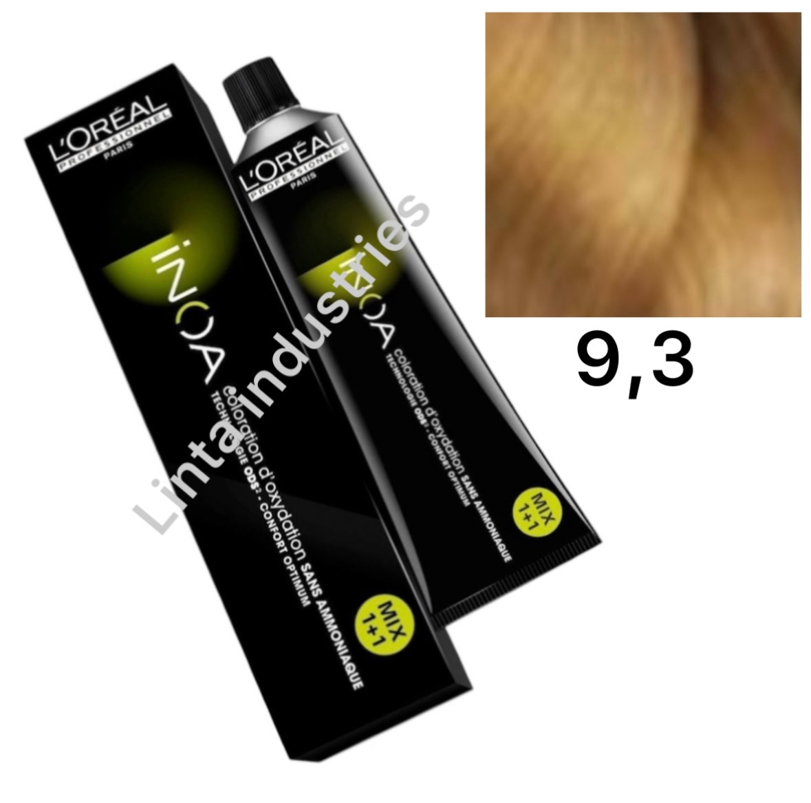 L'ORÉAL PROFESSIONNEL PARIS INOA no ammonia permanent color #9.3 60 gr