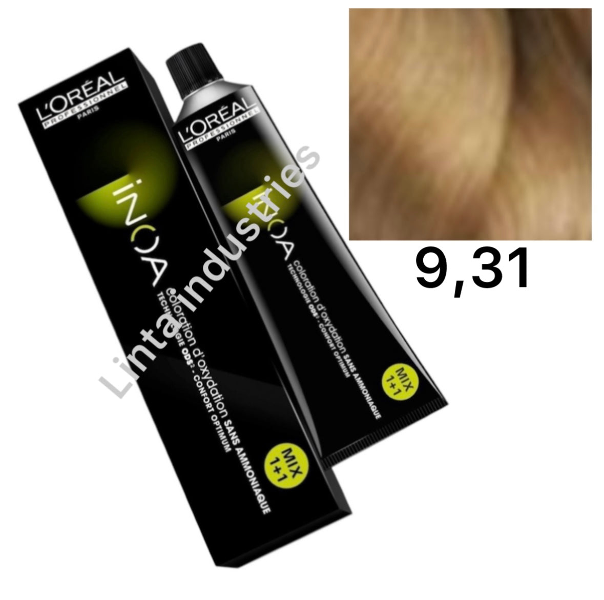 L'ORÉAL PROFESSIONNEL PARIS INOA no ammonia permanent color #9.31 60 gr