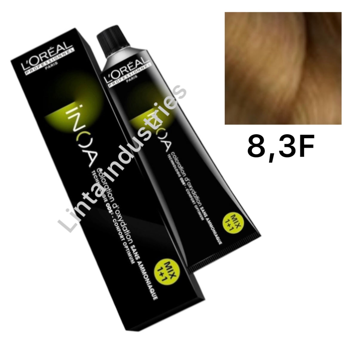 L'ORÉAL PROFESSIONNEL PARIS INOA no ammonia permanent color #8.3 60 gr