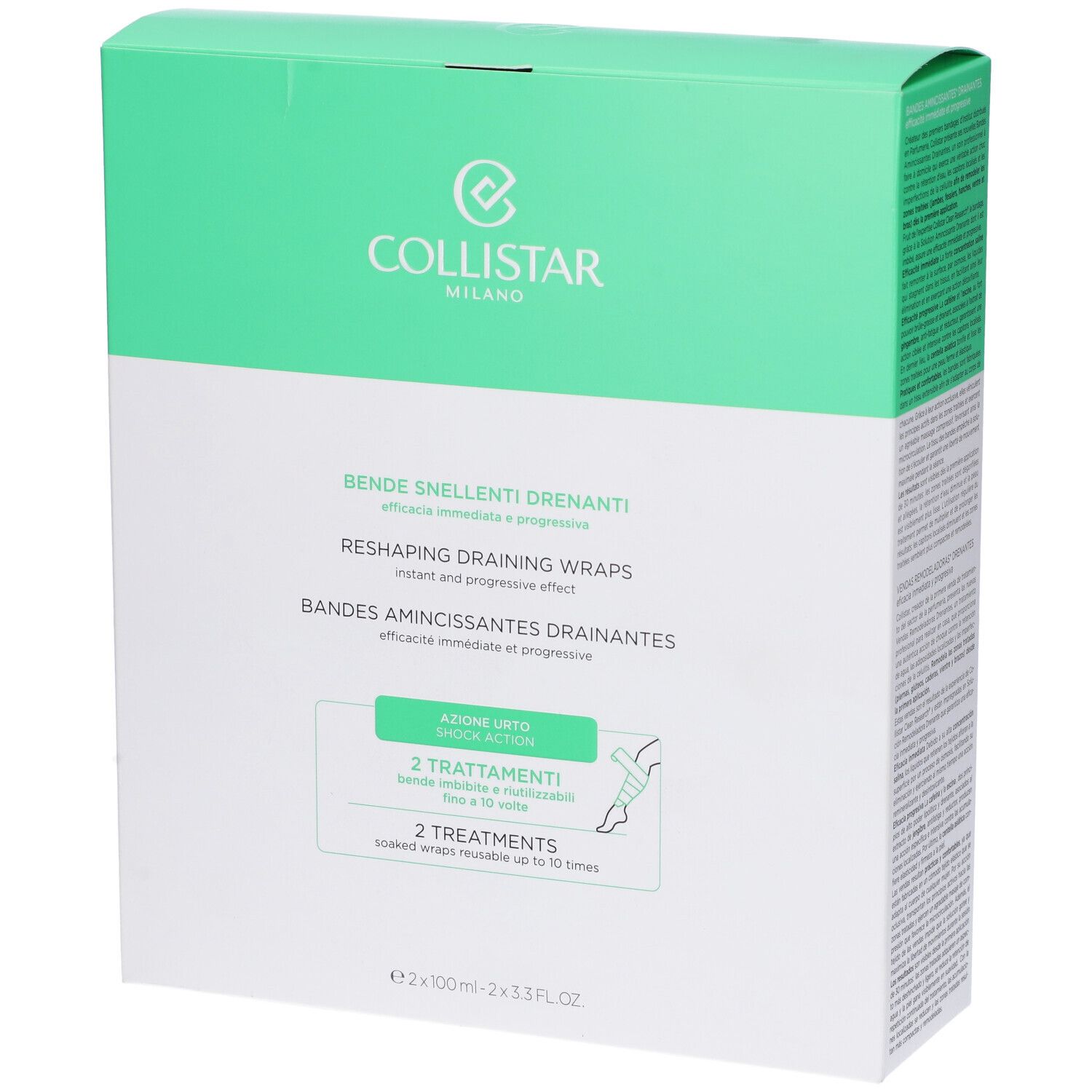 COLLISTAR DRAINING REDUCING BANDAGES LOT 3 pz