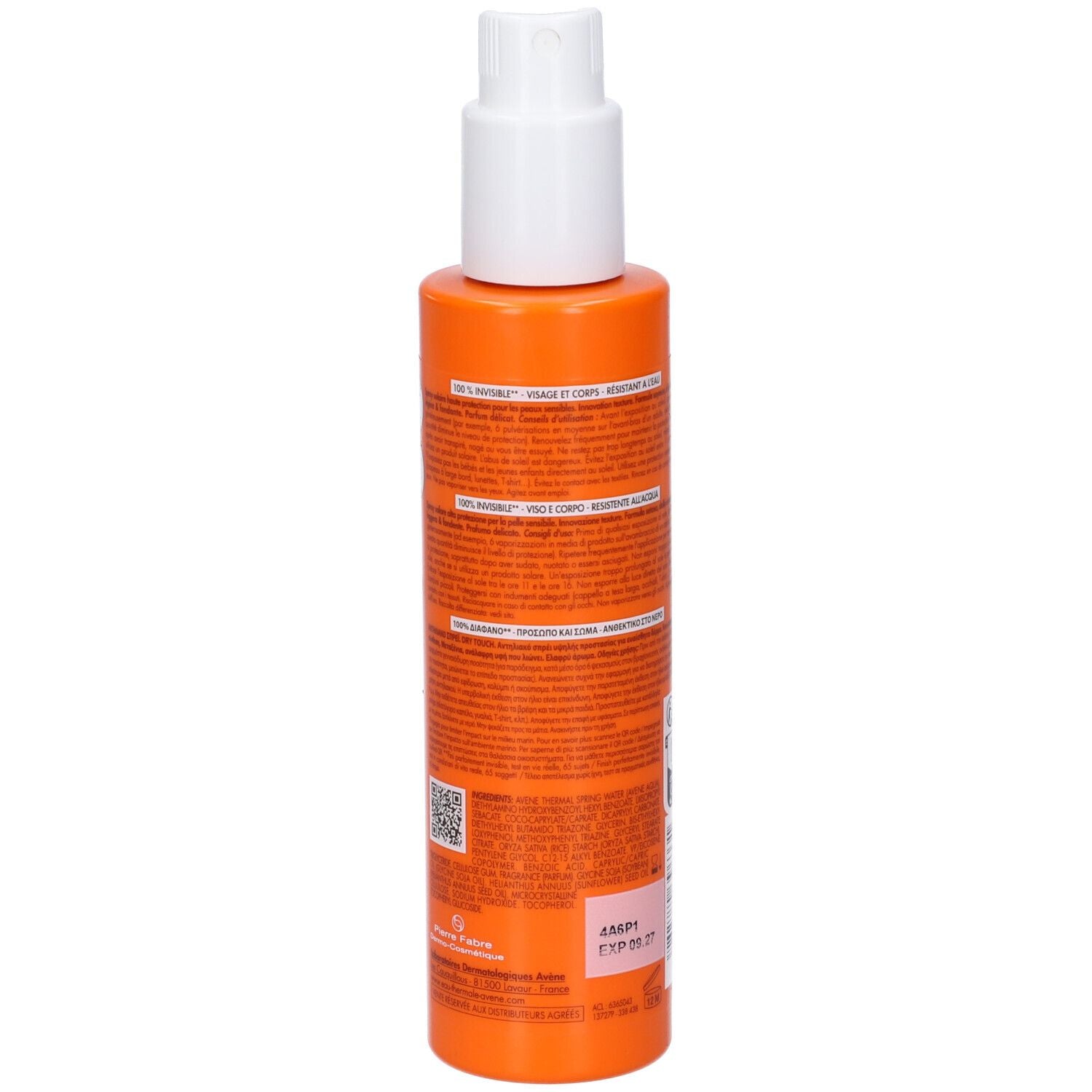 AVÈNE SOLAIRE SPRAY SPF50+ 200 ml