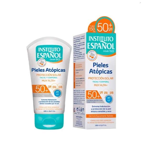 INSTITUTO ESPAÑOL ATOPIC SKIN facial and body sun protection SPF50+ 150 ml