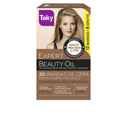 TAKY NATURAL OILS depilatory facial wax strips 20 units
