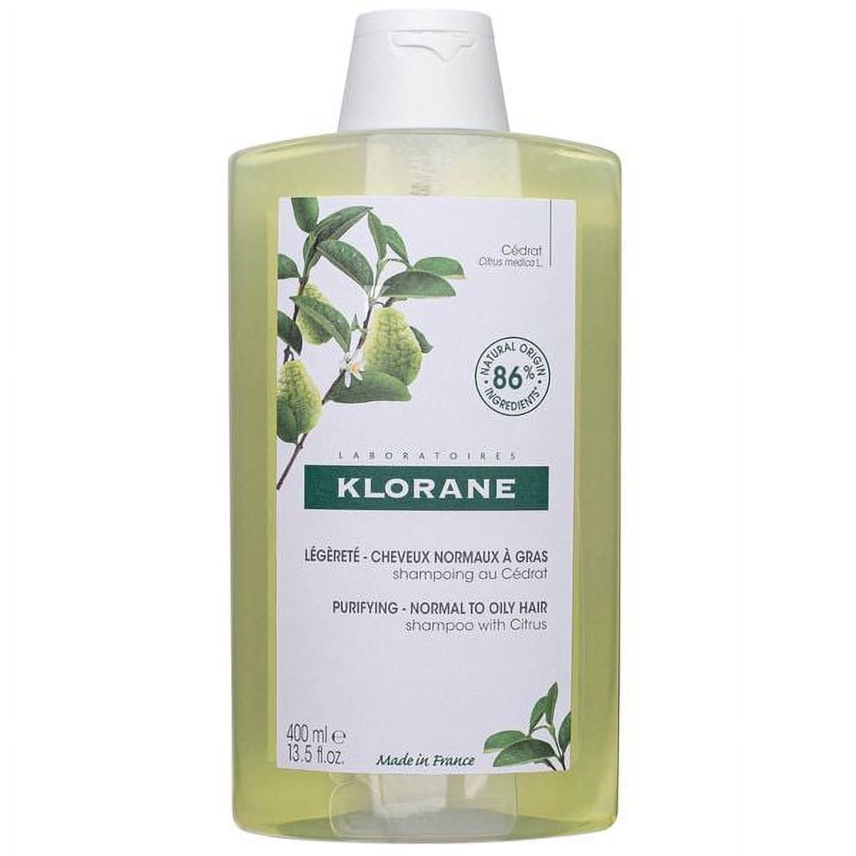 KLORANE A LA CIDRA light shampoo for normal/oily hair 400 ml
