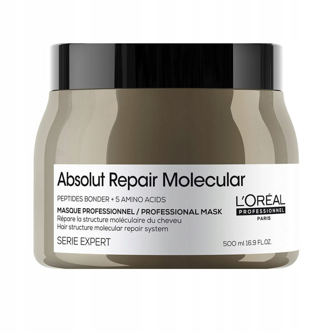L'ORÉAL PROFESSIONNEL PARIS ABSOLUT REPAIR MOLECULAR professional leave-in repair mask for damaged hair 500 ml