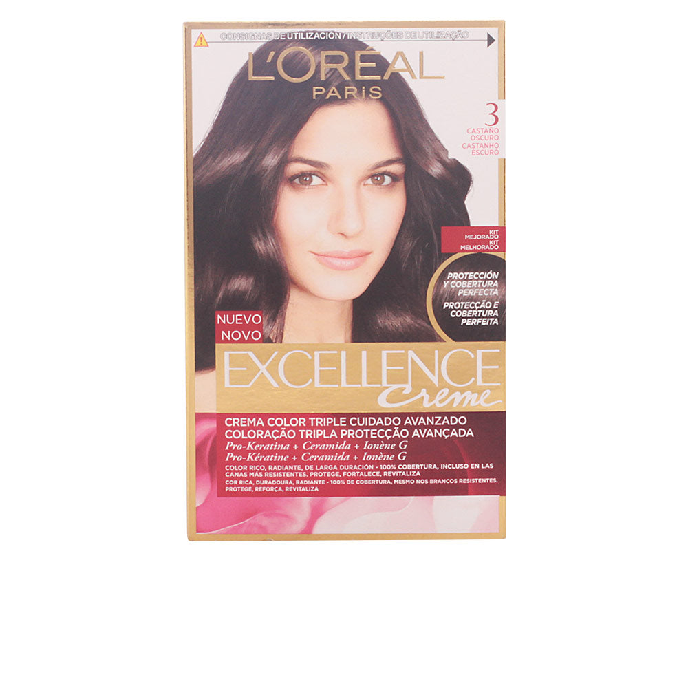 L'ORÉAL PARIS EXCELLENCE Creme dye #3-dark brown 192 ml