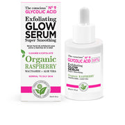 THE CONSCIOUS™ GLYCOLIC ACID exfoliating glow serum organic raspberry 30 ml