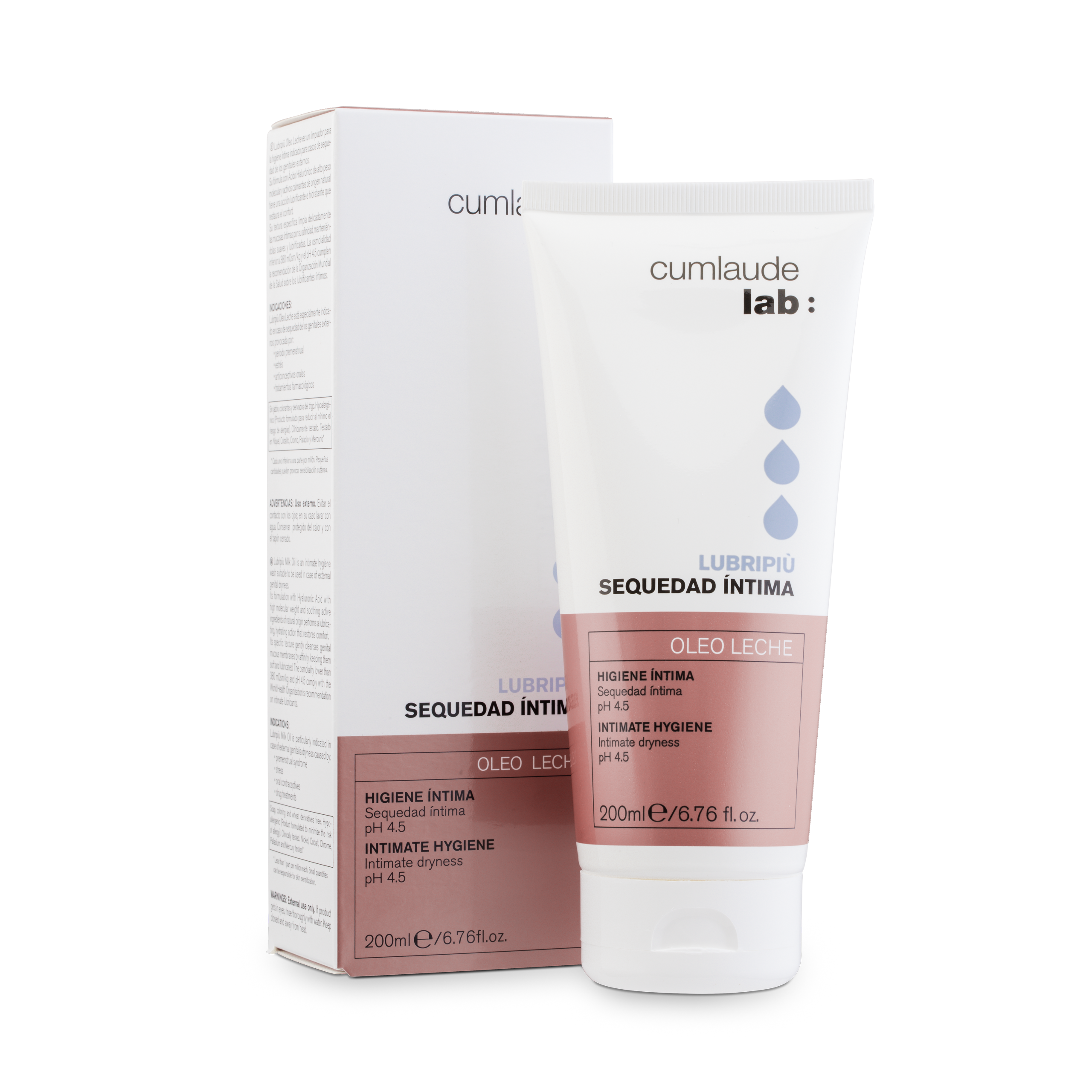 CUMLAUDE LAB LUBRIPIU intimate dryness oil-milk 200 ml