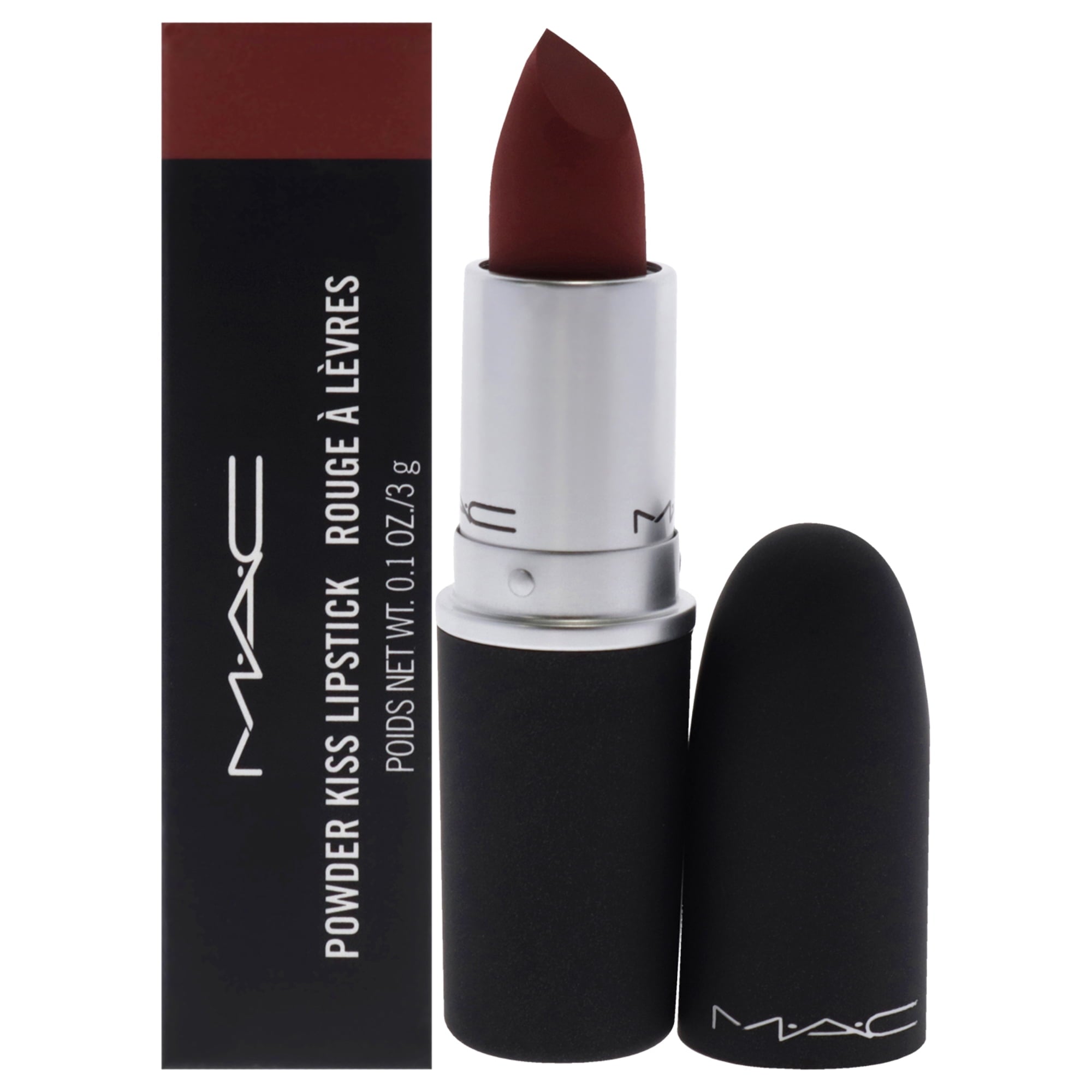 MAC POWDER KISS LIPSTICK #dubonnet buzz 3 gr