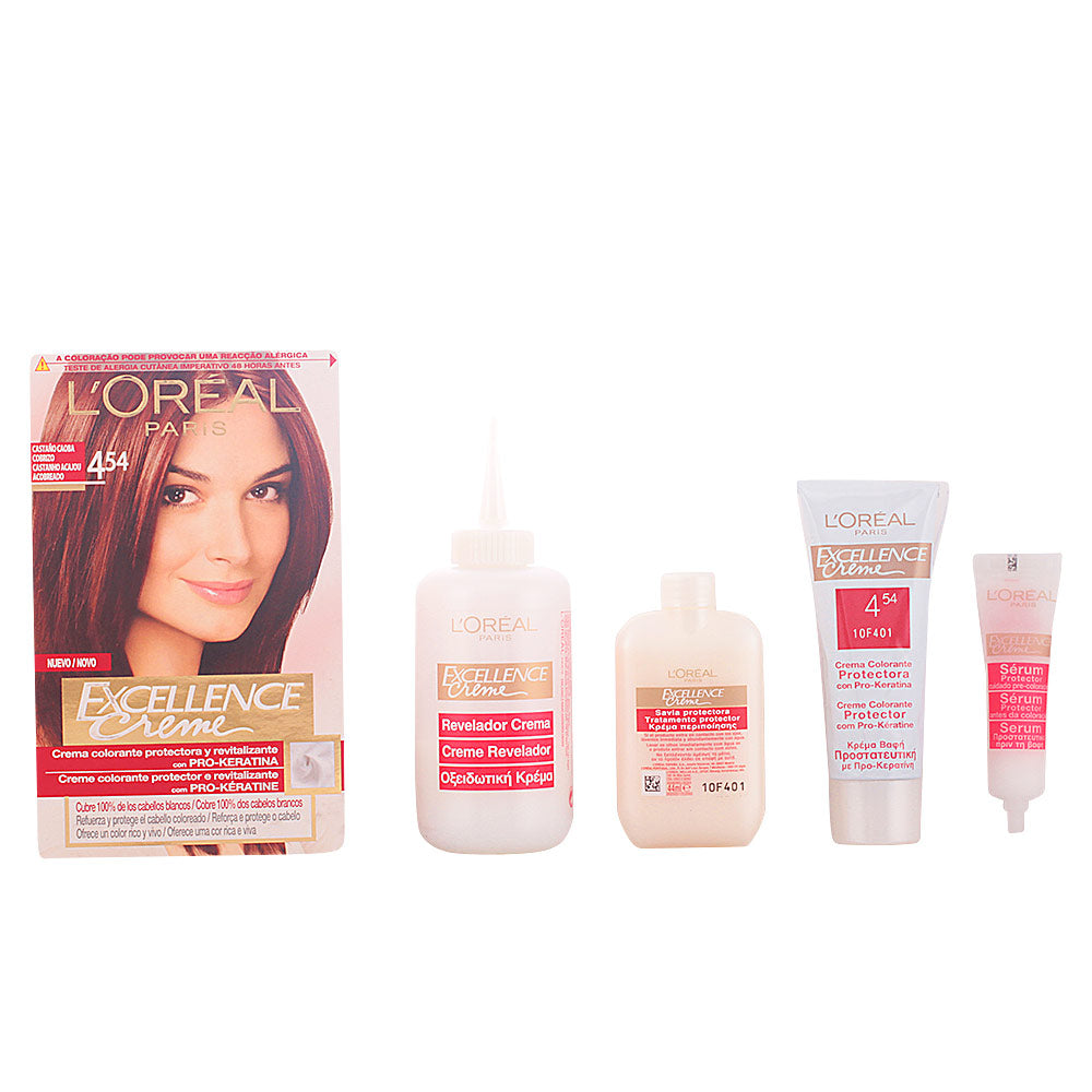 L'ORÉAL PARIS EXCELLENCE Creme dye #4.54-copper mahogany chestnut 192 ml