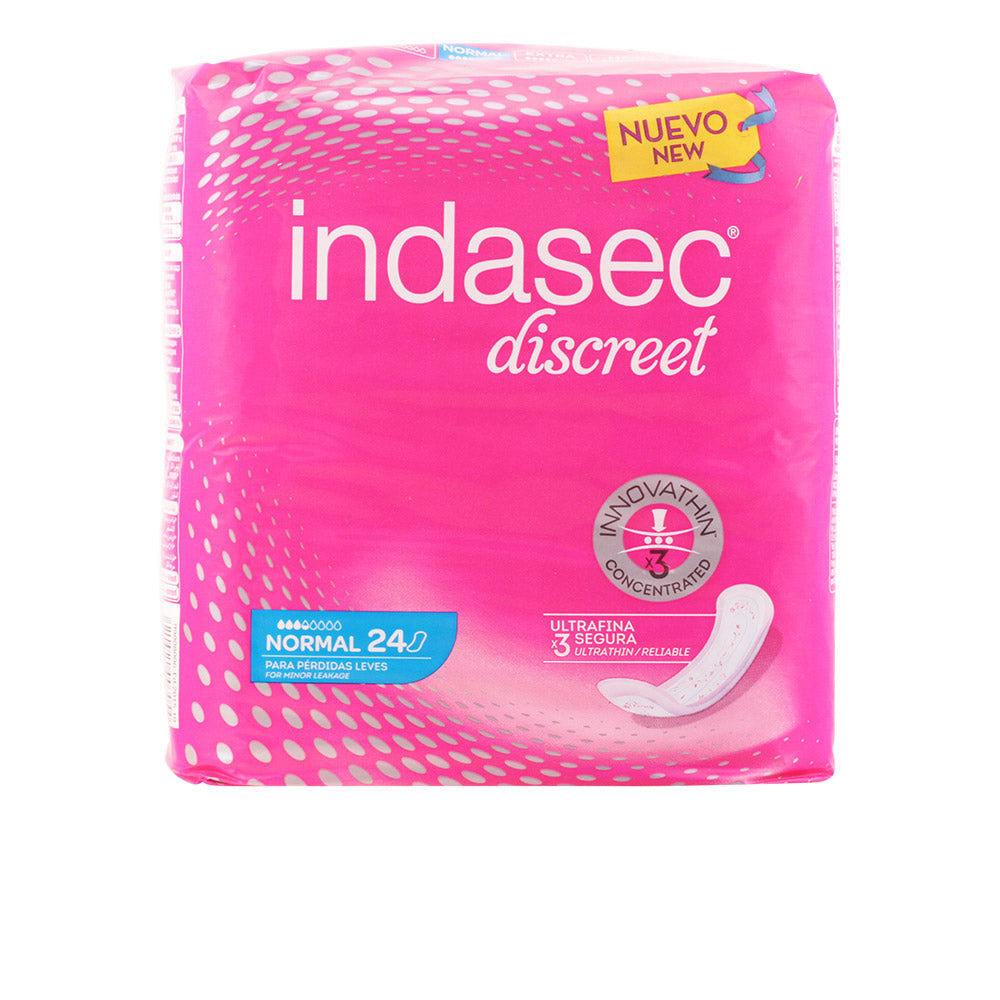 INDASEC DISCREET compresa incontinencia normal 24 uds