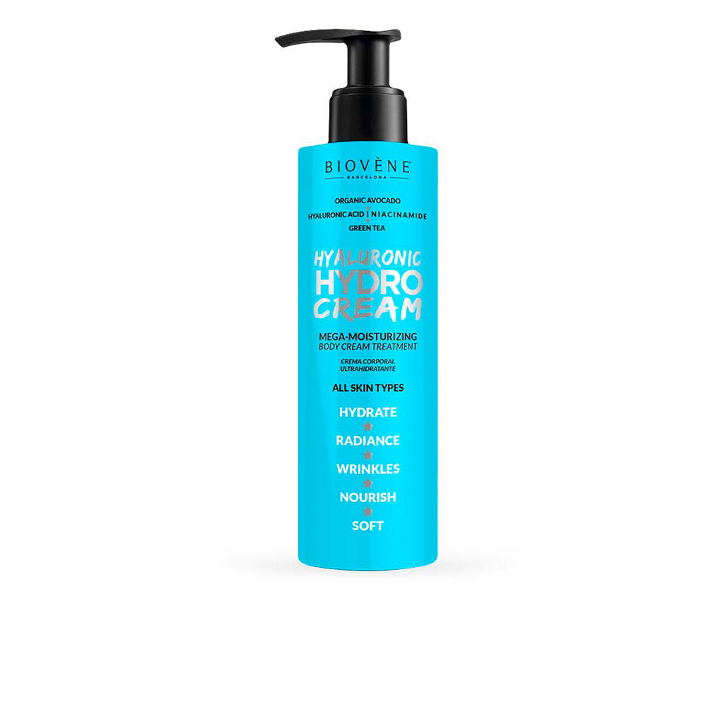 BIOVÈNE HYALURONIC HYDRO CREAM mega-moisturizing body cream treatment 200 ml