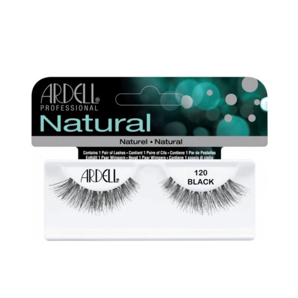 ARDELL NATURAL eyelashes pocket pack #120-demi black 5 ml