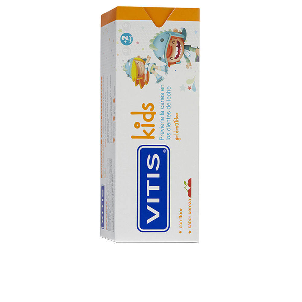 VITIS KIDS toothpaste gel with fluoride #Cherry 50 ml