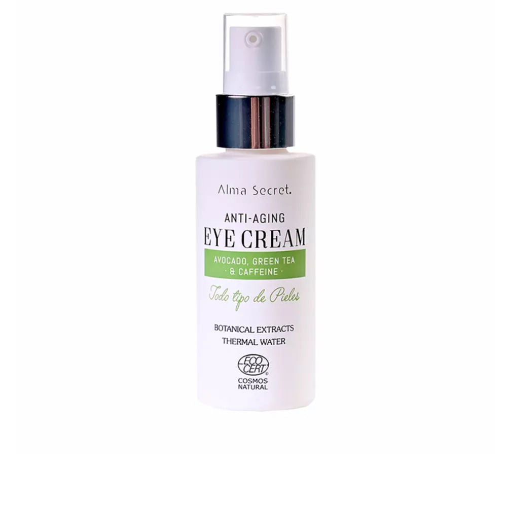 ALMA SECRET Anti-aging EYE CREAM with avocado, green tea &amp; caffeine botanical extracts 30 ml