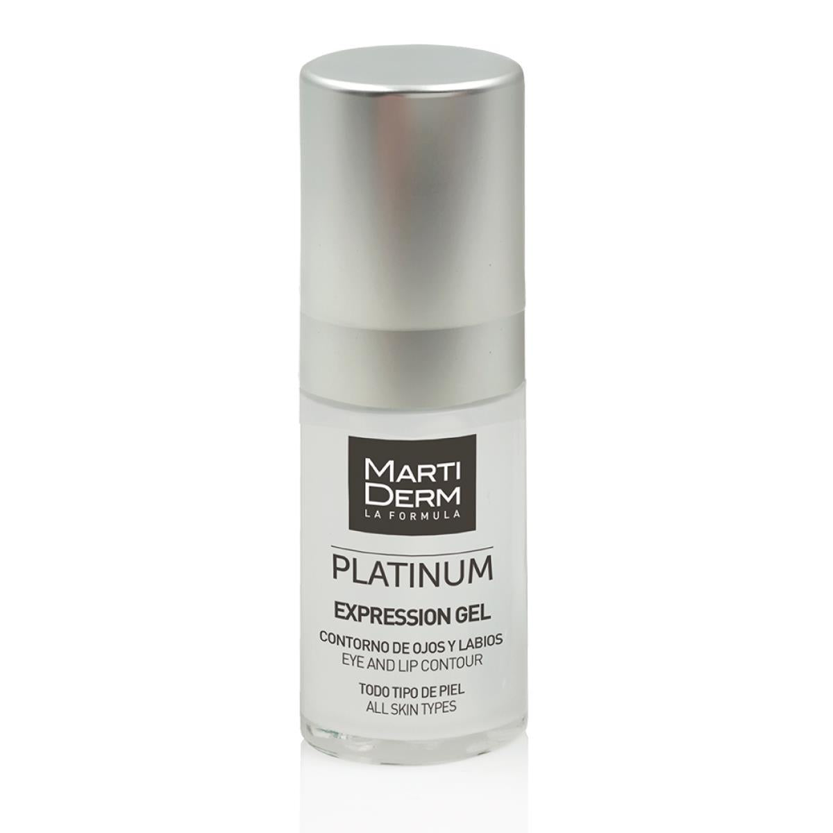 MARTIDERM PLATINUM EXPRESSION eye and lip contour gel 15 ml
