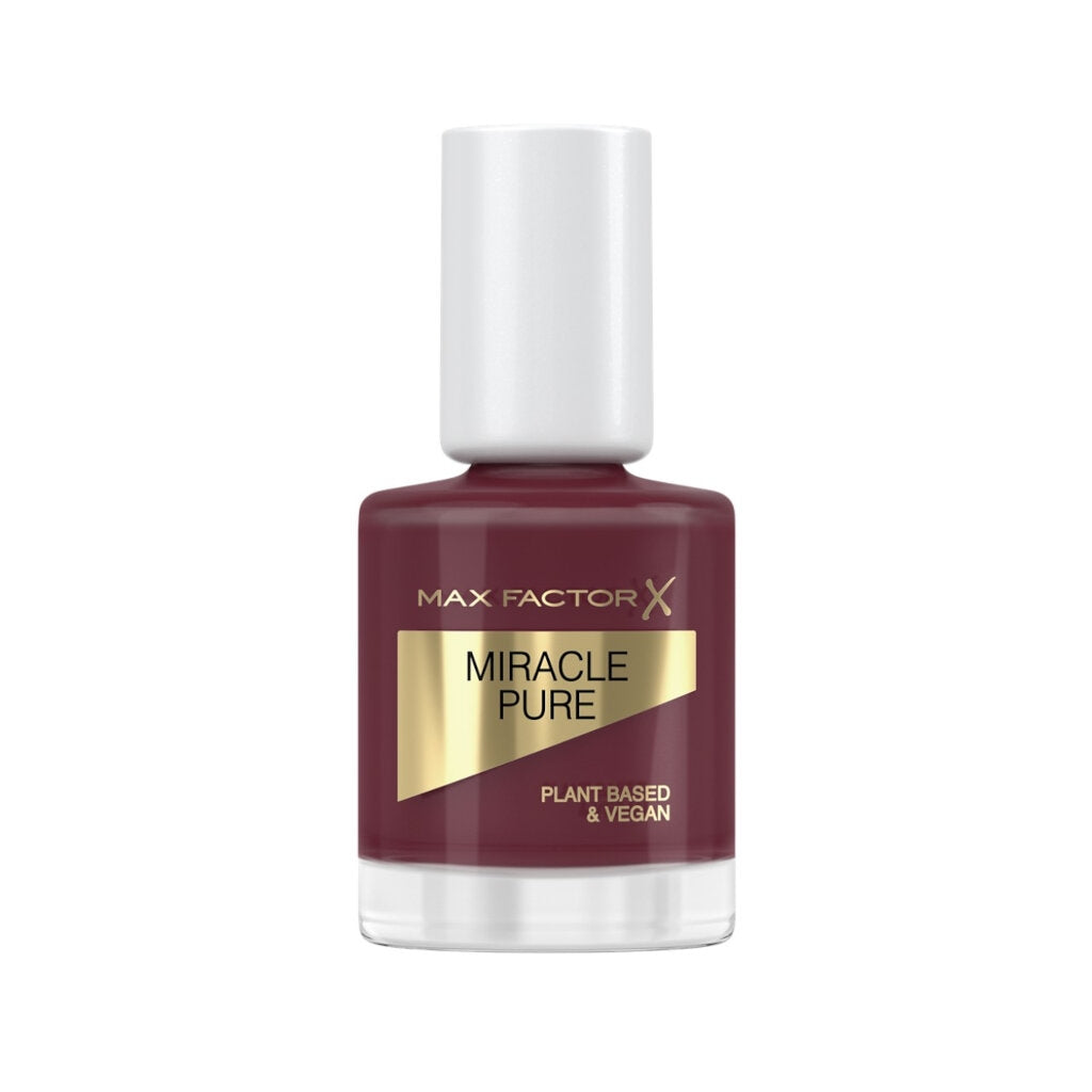 MAX FACTOR MIRACLE PURE nail polish #373-regal garnet