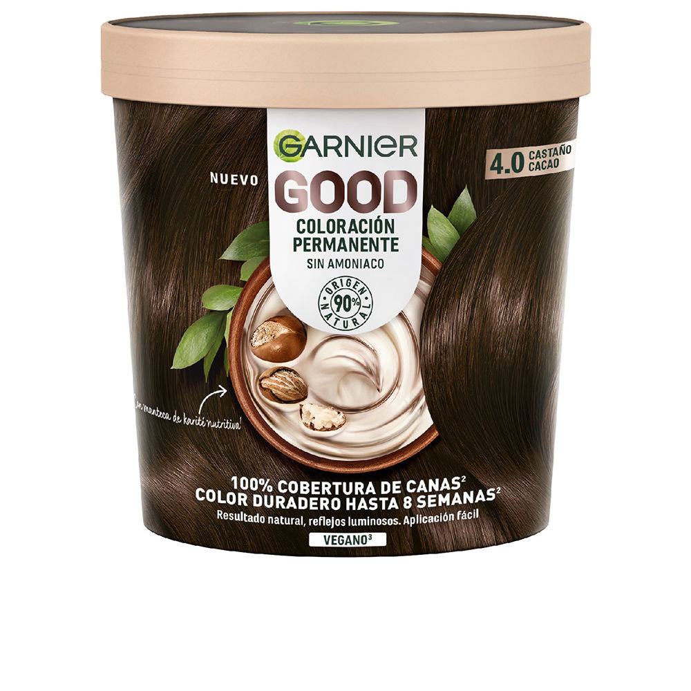 GARNIER GOOD permanent color #4.0 cocoa brown 217 ml