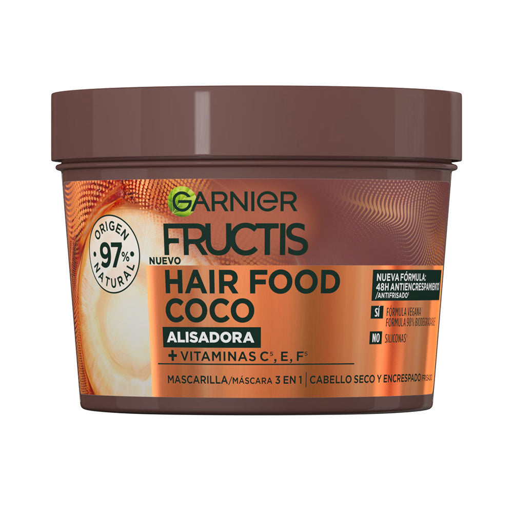 GARNIER FRUCTIS HAIR FOOD COCO smoothing mask 390 ml