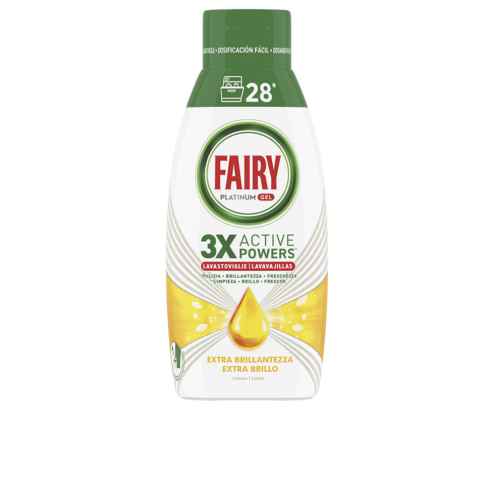 FAIRY PLATINUM lemon machine gel 28 washes