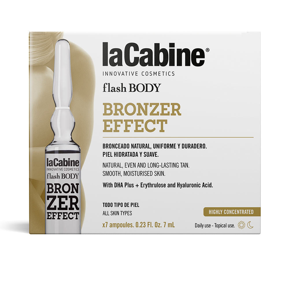 LA CABINE BODY AMPOULES bronzer effect 7 x 7 ml