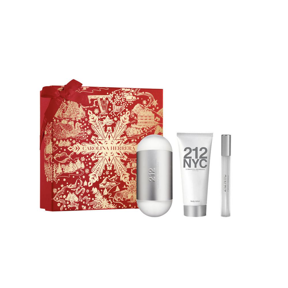CAROLINA HERRERA 212 NYC FOR HER CASE 3 pcs