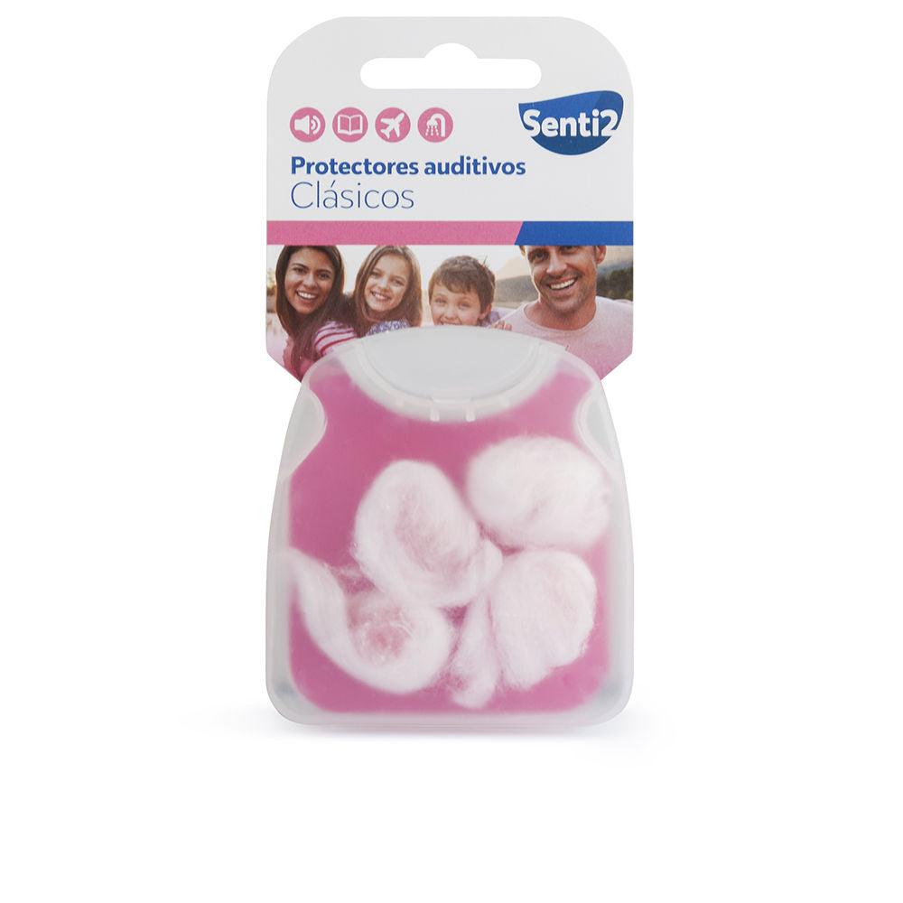 SENTI2 PROTECTORES AUDITIVOS clásicos cera 4 u