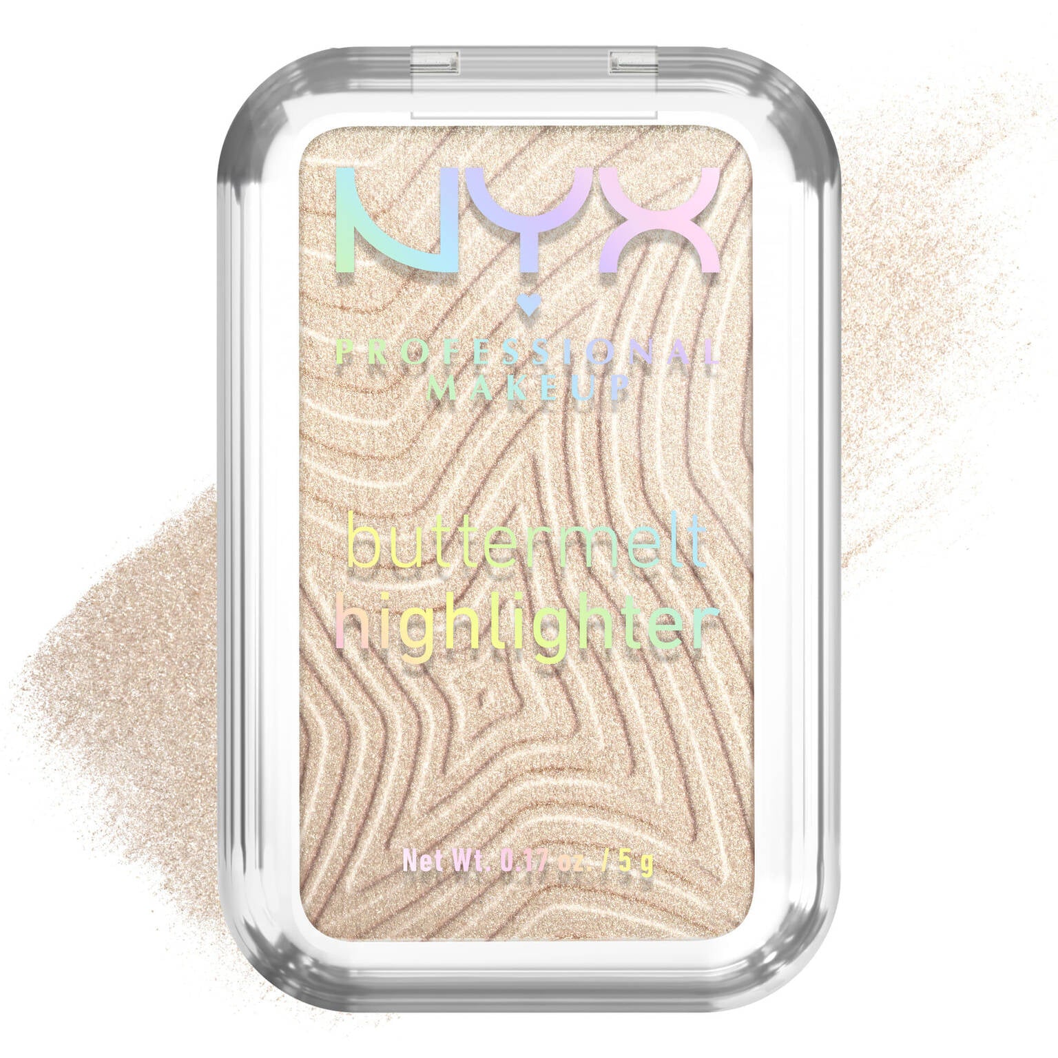 NYX PROFESSIONAL MAKE UP BUTTERMELT HIGHLIGHTER powder highlighter #5-Bright &amp; Butta 5 gr